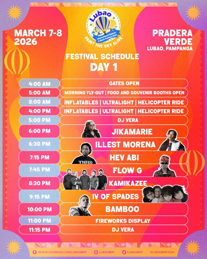 Your Complete Guide to the 2026 Lubao Hot Air Balloon & Music Gathering